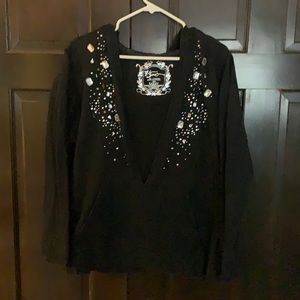 Vintage Venezia embellished hoodie size 14/16